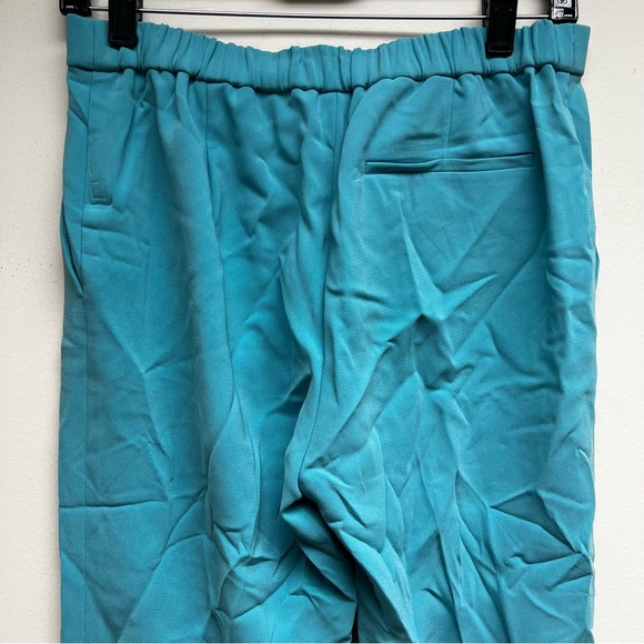 Theory - Treeca Pull On Admiral Crepe Pants - Teal - Size 4 - New - Picture 4 of 5